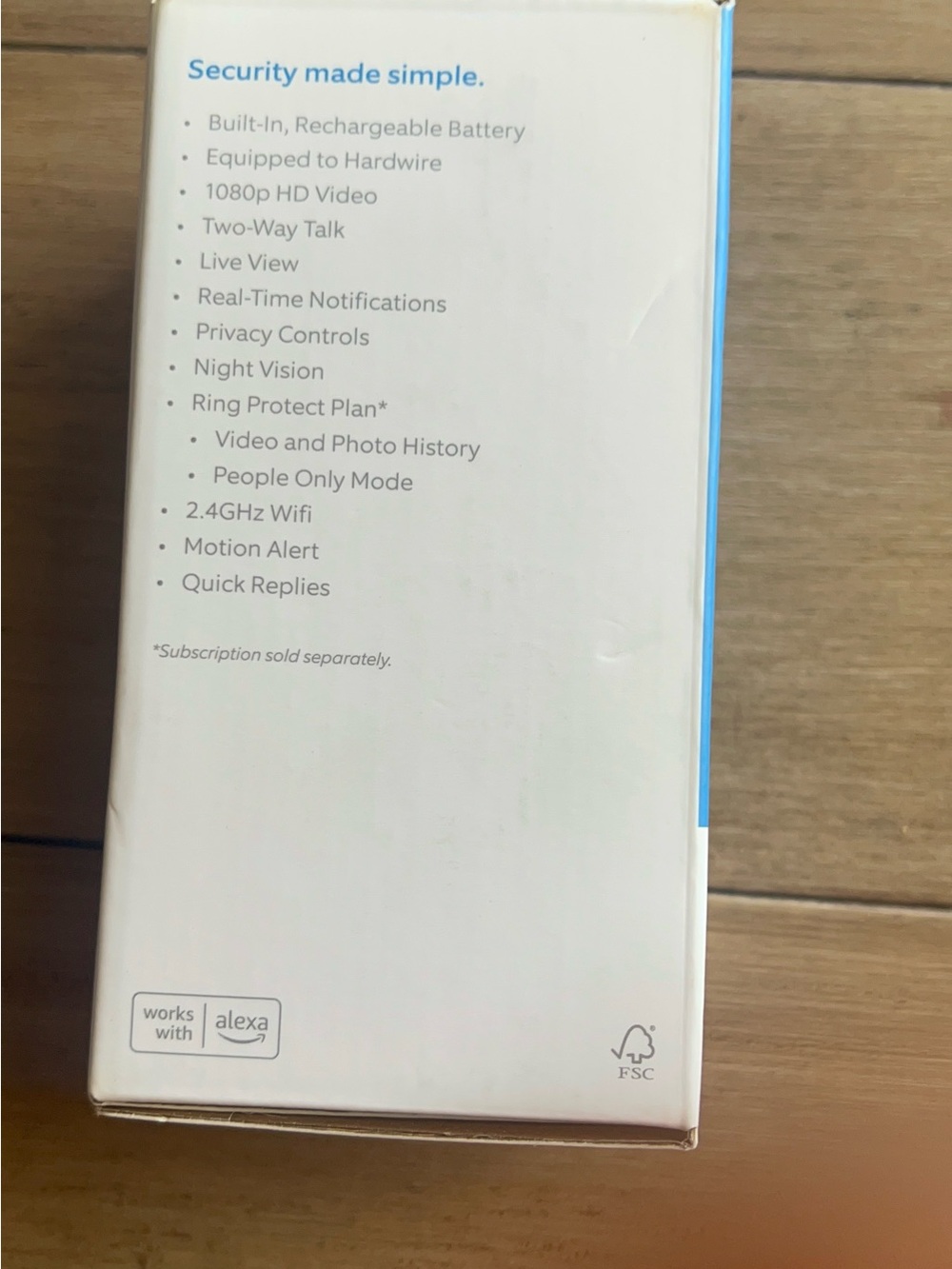 Ring Video Doorbell - Picture 4 of 5